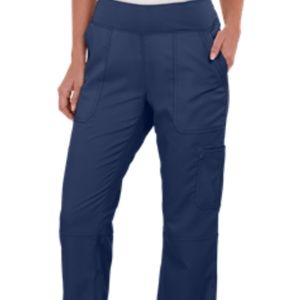 EUC Healing Hands Purple Label Tori Women's 5-Pocket Yoga STRETCH Scrub Pants